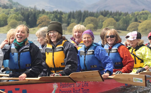 Paddlers for Life members have another great day paddling on Windermere.