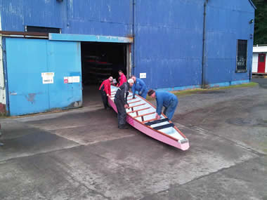 Paddlers for Life Scotland SE have taken delivery of their new dragon boat.