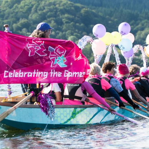 2017 and another windy paddle to Bowness to join the best dressed boat parade.