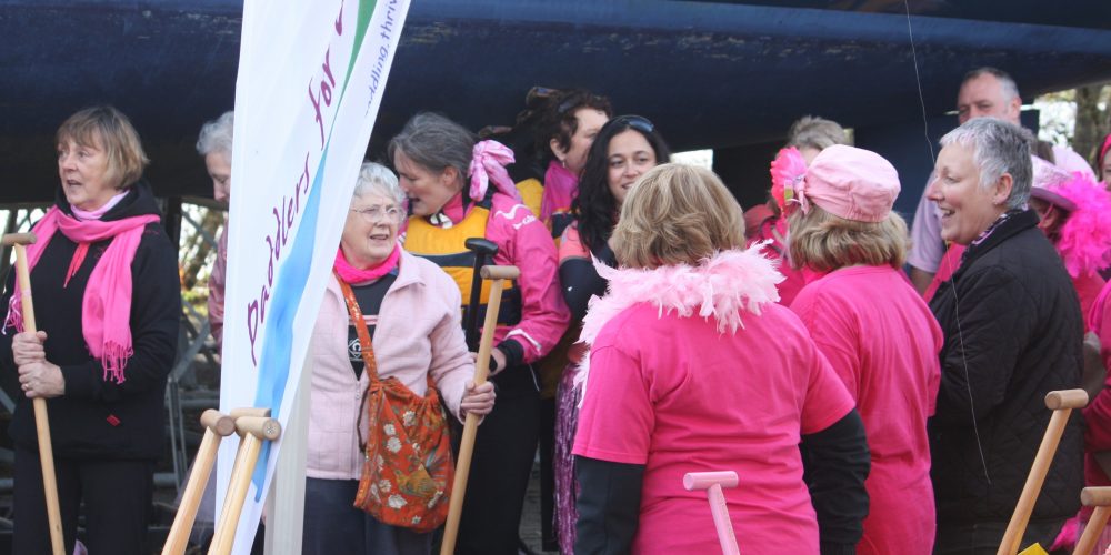 A successful first Paddle in Pink 2011.