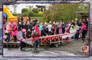 The joys and perils of building and then paddling a cardboard dragon boat.