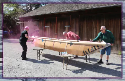 The joys and perils of building and then paddling a cardboard dragon boat.
